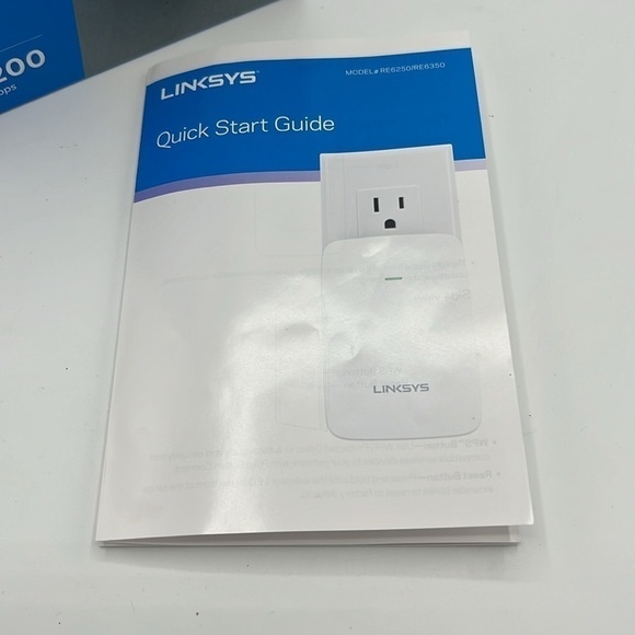 LINKSYS BOOST WIFI RANGE EXTENDER UP TO 1,000 SQ FEET MODEL # RE6250/RE6350 - Picture 5 of 7